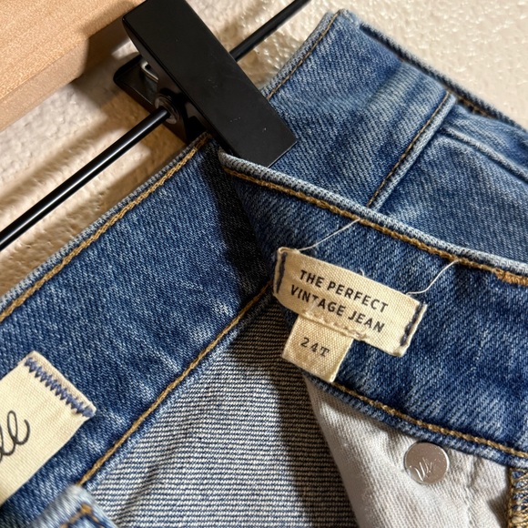 Madewell The Perfect Vintage Jean Kepler Wash High Rise 24 Tall O10 - Picture 10 of 12